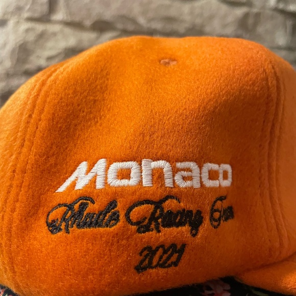 Rhude Vibrant Orange Cap with White Logo - Picture 3 of 13